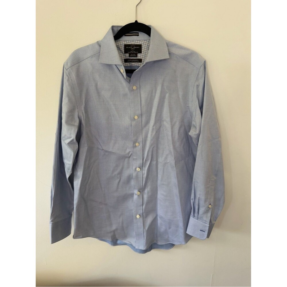 Black Brown 1826 Light Blue Men's Dress Shirt